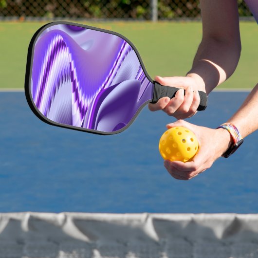 Paarse regenboogdromen pickleball paddle (Insitu)