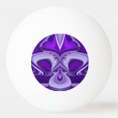 Paarse regenboogdromen pingpongbal (Voorkant)