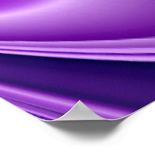 Paarse regenboogdromen poster (Hoek)