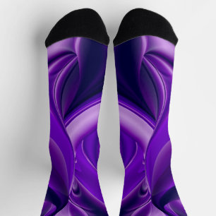 Paarse regenboogdromen sokken