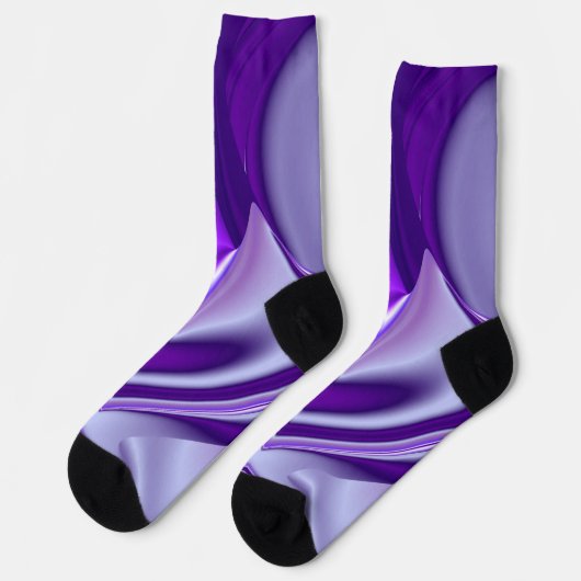 Paarse regenboogdromen sokken (Links)