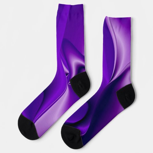 Paarse regenboogdromen sokken (Links)