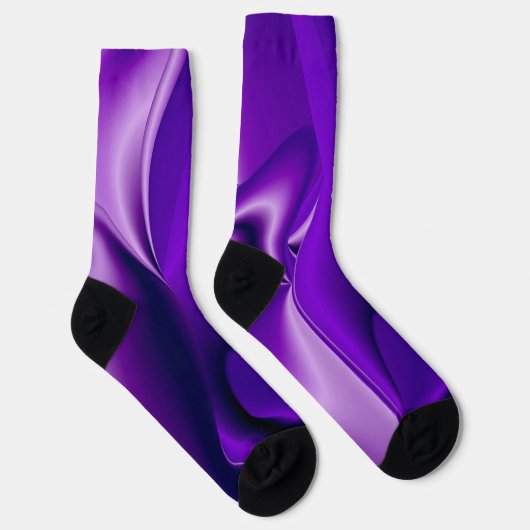Paarse regenboogdromen sokken (Rechts)