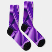 Paarse regenboogdromen sokken (Rechts)