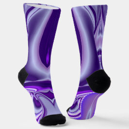 Paarse regenboogdromen sokken