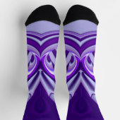 Paarse regenboogdromen sokken (Top)