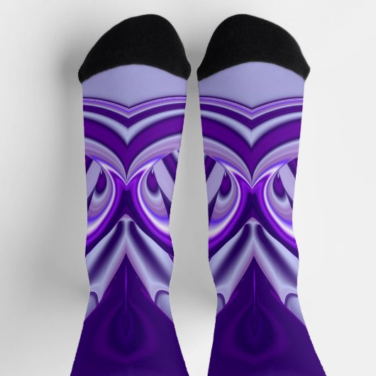 Paarse regenboogdromen sokken (Top)