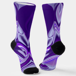 Paarse regenboogdromen sokken