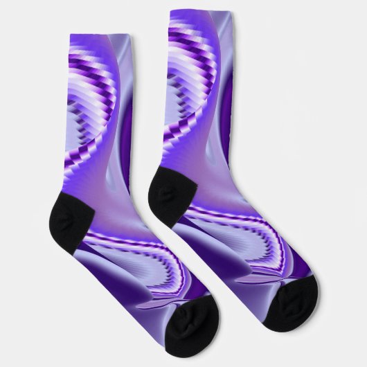 Paarse regenboogdromen sokken (Rechts)
