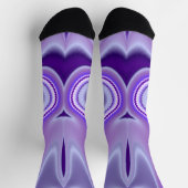 Paarse regenboogdromen sokken (Top)
