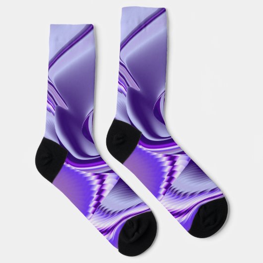 Paarse regenboogdromen sokken (Rechts)