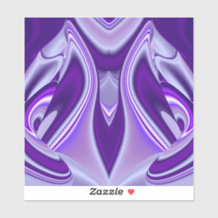 Paarse regenboogdromen sticker