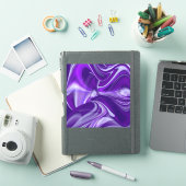 Paarse regenboogdromen sticker (iPad Cover)