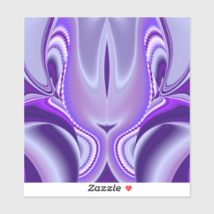 Paarse regenboogdromen sticker