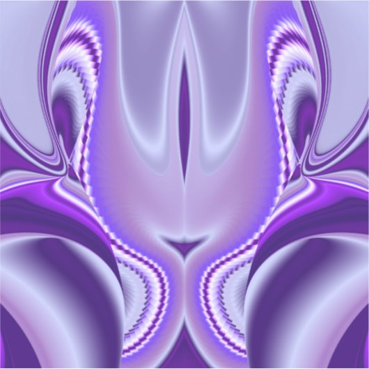 Paarse regenboogdromen sticker (Voorkant)