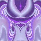 Paarse regenboogdromen sticker (Voorkant)