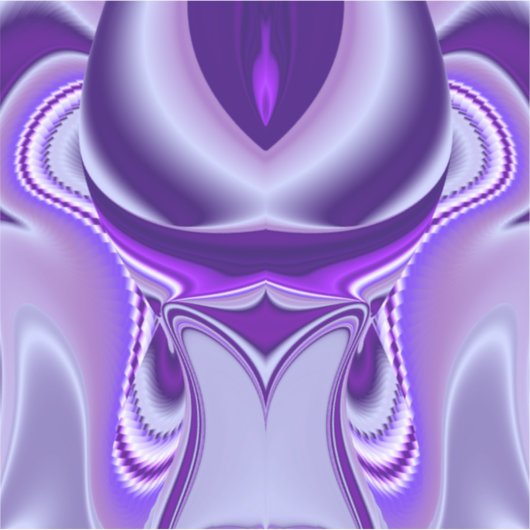 Paarse regenboogdromen sticker (Voorkant)