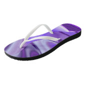 Paarse regenboogdromen teenslippers (Schuin)