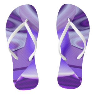 Paarse regenboogdromen teenslippers