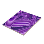 Paarse regenboogdromen tegeltje (Zijkant)