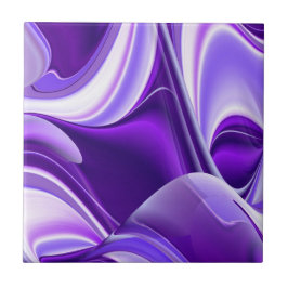 Paarse regenboogdromen tegeltje