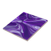 Paarse regenboogdromen tegeltje (Zijkant)