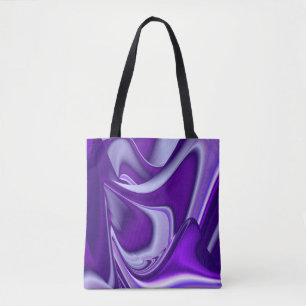 Paarse regenboogdromen tote bag