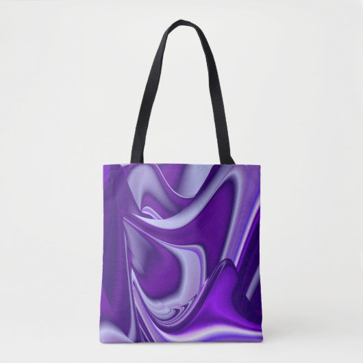 Paarse regenboogdromen tote bag (Voorkant)