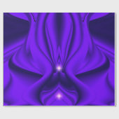 Paarse regenboogdromen , twee sterren cadeaupapier (Vlak)