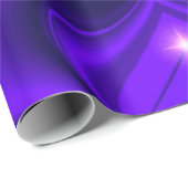 Paarse regenboogdromen , twee sterren cadeaupapier (Rol Hoek)