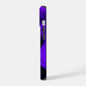 Paarse regenboogdromen twee sterren iPhone 15 case (Linkerkant)