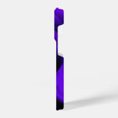 Paarse regenboogdromen twee sterren iPhone hoesje (Linkerkant)