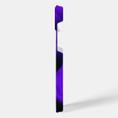 Paarse regenboogdromen twee sterren iPhone hoesje (Linkerkant)