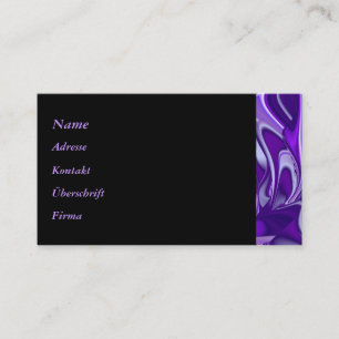 Paarse regenboogdromen visitekaartje