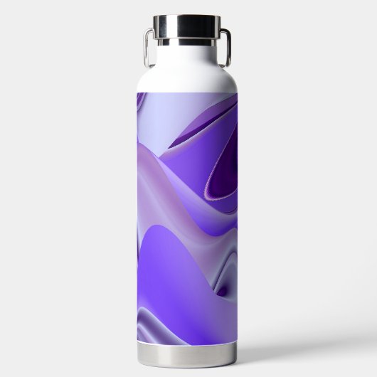 Paarse regenboogdromen waterfles (Voorkant)