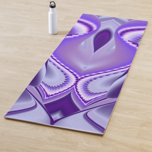 Paarse regenboogdromen yogamat (In situ)