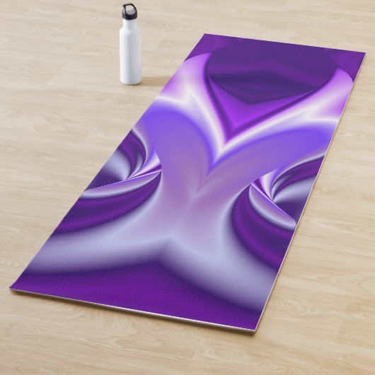 Paarse regenboogdromen yogamat (In situ)