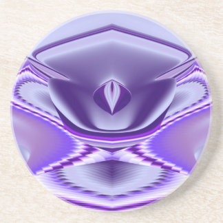 Paarse regenboogdromen zandsteen onderzetter