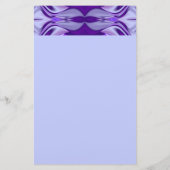 Paarse regenboogdroomkerij briefpapier (Achterkant)