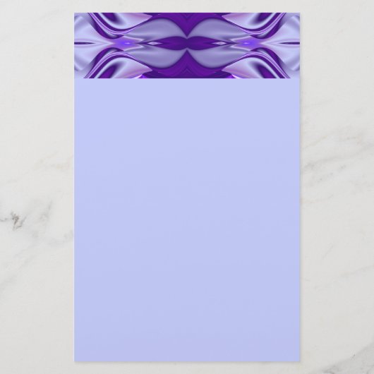 Paarse regenboogdroomkerij briefpapier (Achterkant)