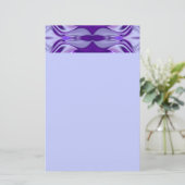 Paarse regenboogdroomkerij briefpapier (Staand voorkant)