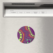 Paarse regenboogherinnering magneet (Insitu (Vaatwasser))