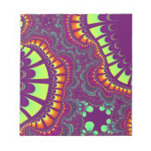 Paarse regenboogherinnering notitieblok (Voorkant)