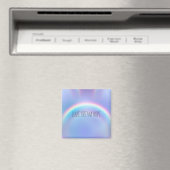 Paarse regenboogliefde Dream Hope gepersonaliseerd Magneet (Insitu (Vaatwasser))