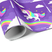 Paarse regenboogontsteking cadeaupapier (Rol Hoek)