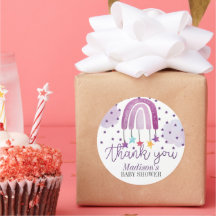 Paarse regenboogspastel Dank u wel