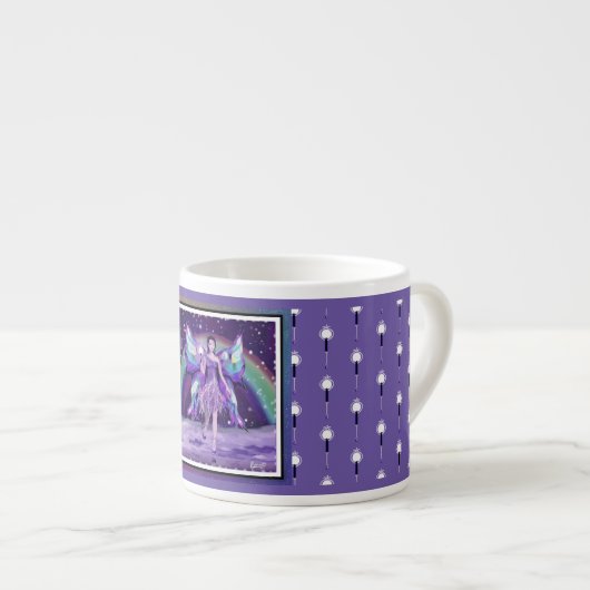 Paarse Regenfee Espresso Kop (Voorkant rechts)