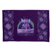 Paarse Regenfee Kussensloop (Voorkant)