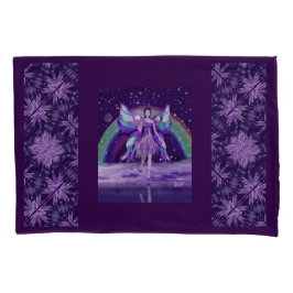 Paarse Regenfee Kussensloop