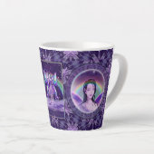 Paarse Regenfee Latte Mok (Rechterhoek)